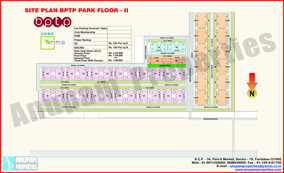 Layout Plan of BPTP Park Floors - II